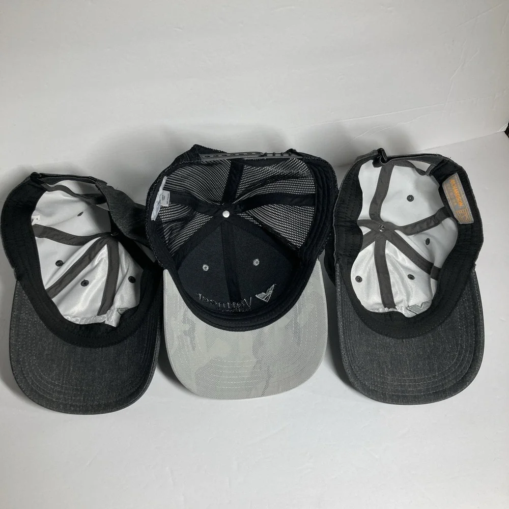 Vermeer All Roads Caps Hats Lot of 3‎ Green Gray Machine Tool Rental Ohio